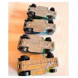 Set of 4 Vintage Redlines Hot Wheels Demon Cars