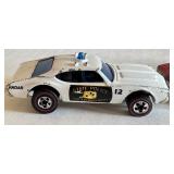 Pair of Vintage Hot Wheels Redlines Police Cruiser and Emergency Squad Cars