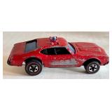 Pair of Vintage Hot Wheels Redlines Police Cruiser and Emergency Squad Cars