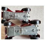 Set of 4 Vintage Hot Wheels Redlines: 2 Red Baron and 2 Beatnik Bandit Cars