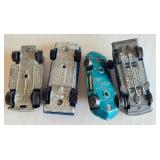 Set of 4 Vintage Redline Hot Wheels Cars Including Silhouette, Custom Camaro, Prowler, and Buzz Off