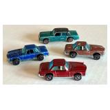 Lot of 4 Vintage Redline Hot Wheels Cars Including Mercedes 280 SL and Rolls Royce