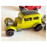 Set of 3 Vintage Redline Hot Wheels Cars - Classic 32 Ford, Classic 31 Ford, Boss Hoss