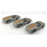 Lot of 9 Hot Wheels Silver Bullet Diecast Cars Assorted Variants