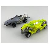 Set of 6 1990s Hot Wheels Animal Theme Diecast Cars including Hot Wheels Stegosaurus