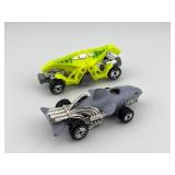 Set of 6 1990s Hot Wheels Animal Theme Diecast Cars including Hot Wheels Stegosaurus