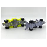 Set of 6 1990s Hot Wheels Animal Theme Diecast Cars including Hot Wheels Stegosaurus