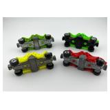 Lot of 7 1990s Animal Themed Hot Wheels Cars including Hot Wheels Rodzilla and Hot Wheels Double Demon