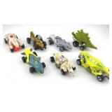 Set of 7 1990s Animal-Themed Hot Wheels Diecast Cars