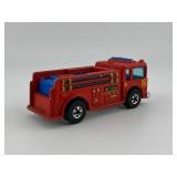 Lot of 6 Emergency Hot Wheels Die-Cast Vehicles - Fire Trucks and Ambulances