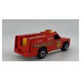 Set of 6 Emergency Hot Wheels Vehicles Including Fire Trucks and Ambulances