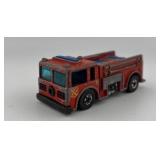 Set of 6 Emergency Hot Wheels Vehicles Including Fire Trucks and Ambulances
