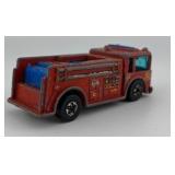 Set of 6 Emergency Hot Wheels Vehicles Including Fire Trucks and Ambulances