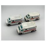 Lot of 5 Vintage Hot Wheels Emergency Vehicles