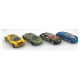 Set of 4 Hot Wheels Ford GT90 Diecast Cars