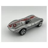 Set of 5 Hot Wheels Cars Jaguar D-Type and Midnight Racer Models