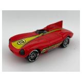 Set of 5 Hot Wheels Cars Jaguar D-Type and Midnight Racer Models