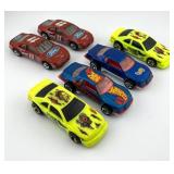 Lot of 6 Hot Wheels Diecast Cars Assorted Models