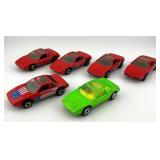Lot of 6 Hot Wheels 1984 Pontiac Fiero Diecast Cars