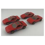 Lot of 6 Hot Wheels 1984 Pontiac Fiero Diecast Cars