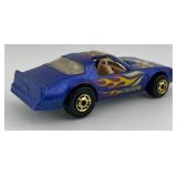 Hot Wheels Firebird Die-Cast Toy Car Blue with Flame Graphics