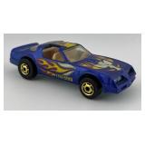 Hot Wheels Firebird Die-Cast Toy Car Blue with Flame Graphics