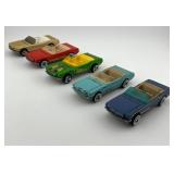 Set of 5 Hot Wheels Mustang Diecast Cars Assorted Colors