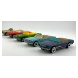 Set of 5 Hot Wheels Mustang Diecast Cars Assorted Colors