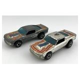 Pair of Vintage Hot Wheels Mustang Stocker Diecast Cars