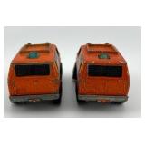 Set of 4 Vintage 1970s Hot Wheels Baja Breaker Diecast Vans