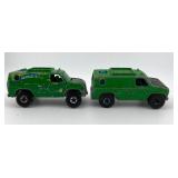 Set of 4 Vintage 1970s Hot Wheels Baja Breaker Diecast Vans