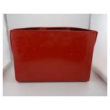 Pair of Vintage Hot Wheels 24-Car Collector Cases Red and Blue