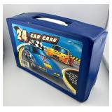 Set of 2 Hot Wheels Car Storage Cases with Compartments