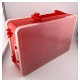 Set of 2 Hot Wheels Car Storage Cases with Compartments