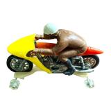 Vintage Hot Wheels Rrrumbles Rip Snorter Motorcycle with Orange Seat