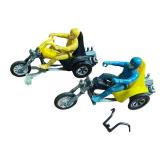 Hot Wheels Rrrumblers 3-Squealer Motorcycles Set As-Is