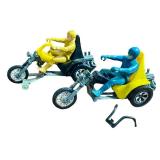 Hot Wheels Rrrumblers 3-Squealer Motorcycles Set As-Is