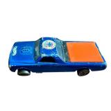1968 Hot Wheels Redlines Custom Fleetside Blue with Orange Cover