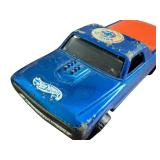 1968 Hot Wheels Redlines Custom Fleetside Blue with Orange Cover