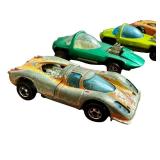 Lot of 4 Vintage Hot Wheels Red Line Cars - 2 Silhouette and 2 P-917