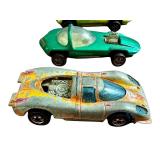 Lot of 4 Vintage Hot Wheels Red Line Cars - 2 Silhouette and 2 P-917