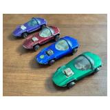 Set of 4 Vintage Hot Wheels Redline Silhouette Cars Assorted Colors