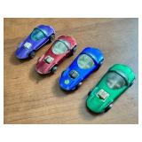Set of 4 Vintage Hot Wheels Redline Silhouette Cars Assorted Colors