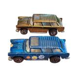 Set of 2 Vintage Hot Wheels Redlines Classic Nomad Diecast Cars
