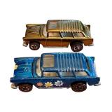 Set of 2 Vintage Hot Wheels Redlines Classic Nomad Diecast Cars
