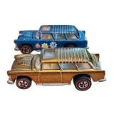 Set of 2 Vintage Hot Wheels Redlines Classic Nomad Diecast Cars