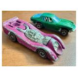 Set of 5 Vintage Red Line Hot Wheels Cars - Grasshopper, Custom Camaro, Jet Threat, Maserati Mistral