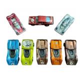 Lot of 8 Vintage Red Line Hot Wheels Cars - King Kuda, Porsche 917, McLaren MGA (1968-1969)