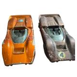 Lot of 8 Vintage Red Line Hot Wheels Cars - King Kuda, Porsche 917, McLaren MGA (1968-1969)