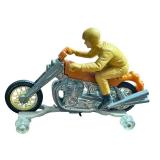 Set of 2 Vintage Hot Wheels Rrrumblers Motorcycles with High Trailer